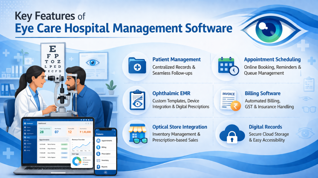Eye Care Hospital Management Software