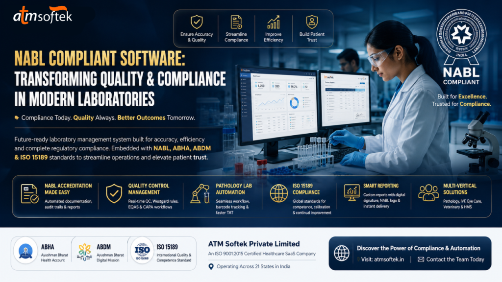 NABL Compliant Software: Transforming Quality & Compliance in Modern Laboratories